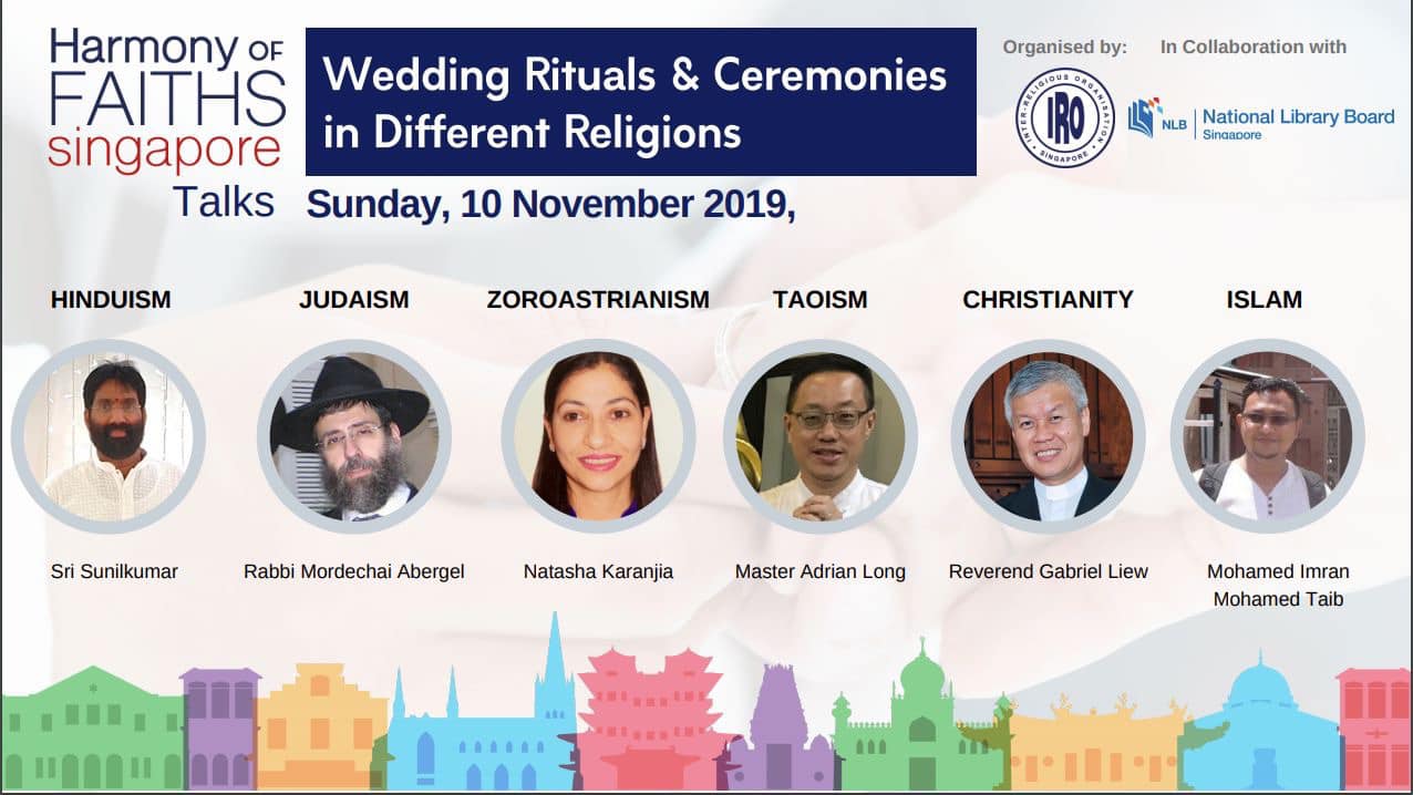Master Adrian Long Represented Taoism to Share Wedding Rituals and Ceremonies in Different Religions with Other Religions Representatives
