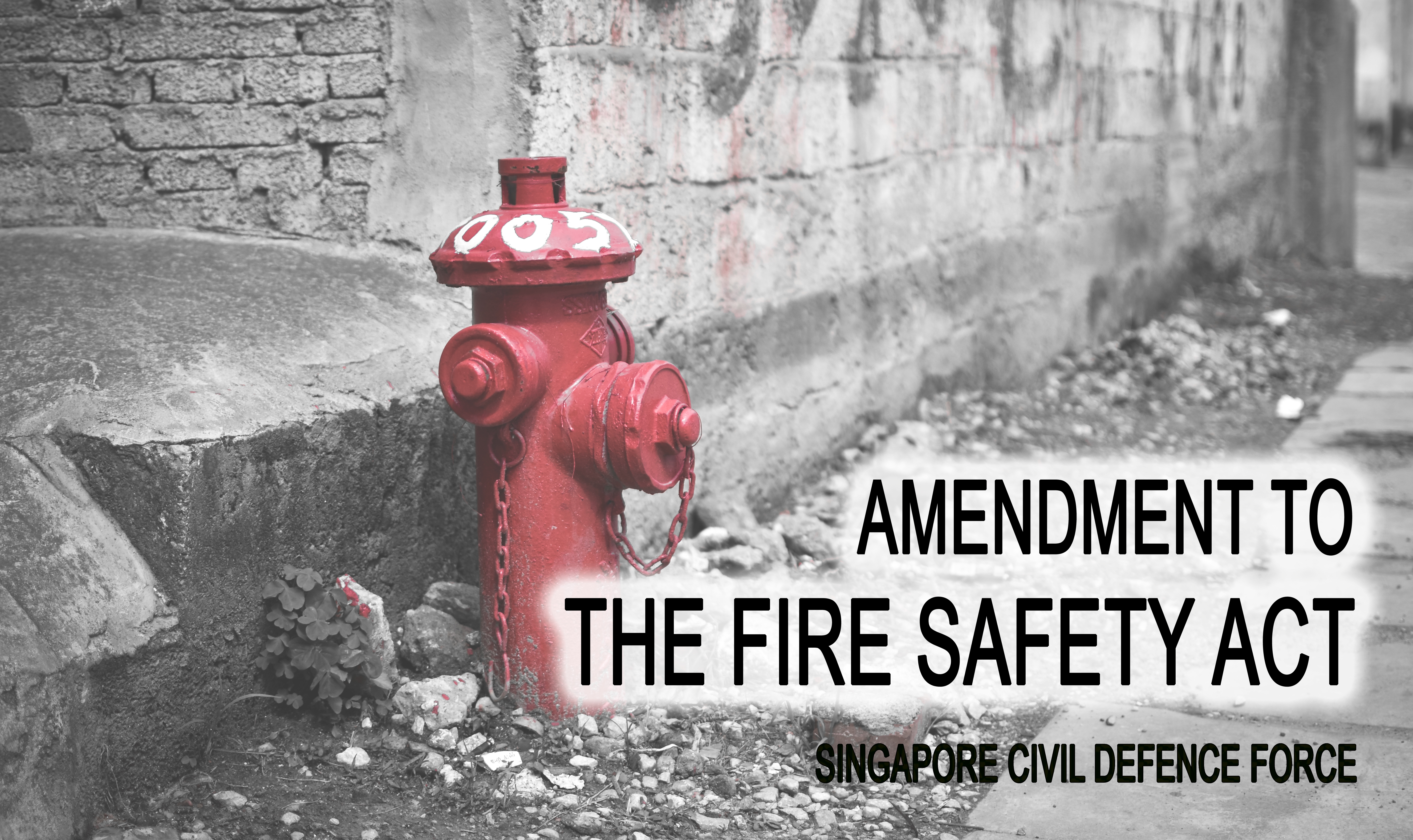 AMENDMENT TO THE FIRE SAFETY ACT