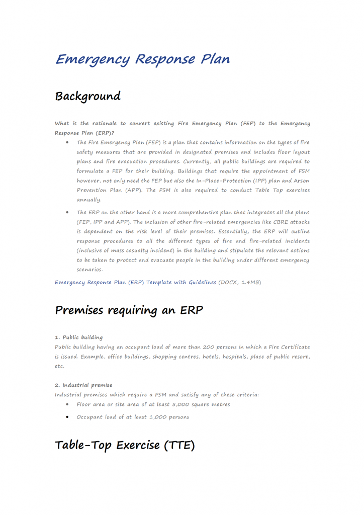 Amended Fire Safety Act (FSA) – Singapore Taoist Federation